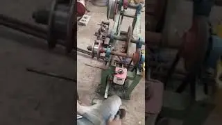 Flat wire coil winding machine