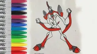 Waybig Alien Coloring Book Page Ben 10 SAILANY Coloring Kids