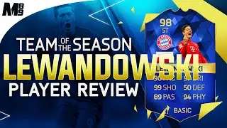 Обзор игрока FIFA 16 TOTS LEWANDOWSKI (98) Обзор игрока FIFA 16 Ultimate Team + статистика в игре