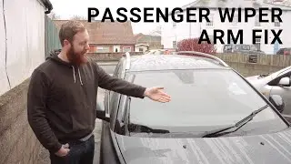 Не работает стеклоочиститель на пассажирском сиденье Volvo V50 | Ремонт тяги стеклоочистителя на ...