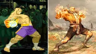 Evolution of Sagat's Tiger Cannon (1995-2025)