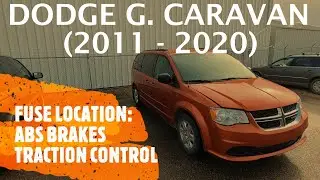 Dodge Grand Caravan &mdash; расположение предохранителей тормозов ABS и антипробуксовочной системы (201...