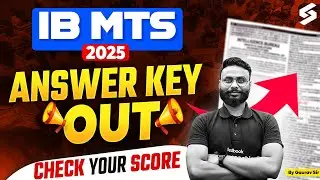 IB MTS Answer Key 2026 Out | IB MTS Score Card | How to Download IB MTS Answer Key | Testbook