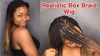 MUST SEE! Most Realistic Ombre Box Braid Wig! | Ft. Neat and Sleek