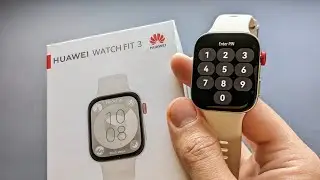 Set PIN Lock Screen Security on Huawei Watch Fit 3
