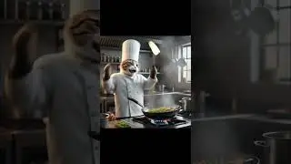 The Best Chef 😉🔥#FunnyCatChef #CatCooking #ChefCat #CookingCat #CatComedy #FunnyCats #CatVideo