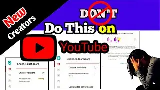 Don't do this mistake on YouTube || ये गलती कभी भी मत करना😞😞