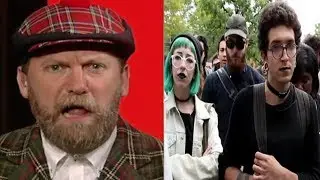 Gavin Mcinnes Rips Feminist Students Apart In A Heated Argument On Trump Protesr