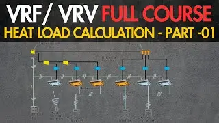 VRF HVAC System Design - Heat Load Calculation Part-01