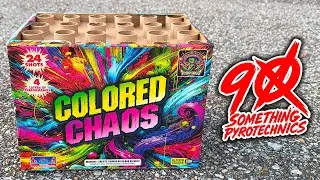 Colored Chaos - Pyro Loco - 24S 500G Firework