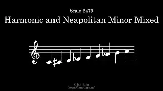 Scale 2479: Harmonic and Neapolitan Minor Mixed