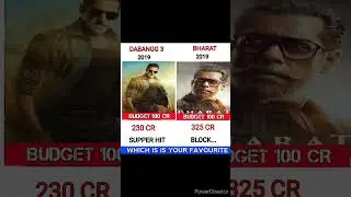 Dabangg 3 vs Bharat movie Box office collections camparison #bharat #salmankhan #shorts