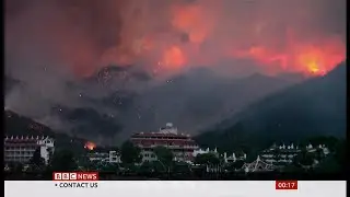 Weather Events 2021 - Wildfires on southern coast (2) (Turkey) - BBC - 31st July 2021