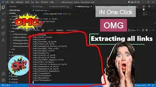 Extract all links from URL  using python