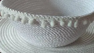 cesto com corda S&atilde;o Francisco #cestoo #corda #embroidery #rope basket tutorial