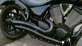 2008 Victory Vegas 8 Ball Arlen Ness Slash Exhaust