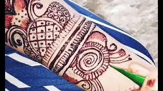 very beautiful mehedi design 2022###for front hand mehedi design###sush design