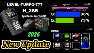 Digital Satellite Meter Turbo 777 || LEVEL+777 Turbo New Update Software (1-1-2026 )