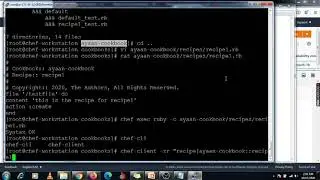 9 DevOps How to create cookbook and recipe under Chef