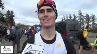 Aaron Ahl interview at 2024 Harriers Pioneer 8K