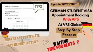 Запись на прием в VFS с сертификатом APS | Время ожидания получения немецкой студенческой визы | ...