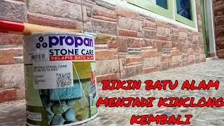 Cara Memoles Batu Alam Agar Kinclong #vlog 7