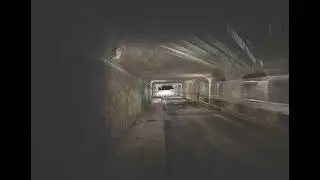 5-Minute SLAM LiDAR Scan | Railway Underpass (Tunnel) &ndash; Jacksonville, FL