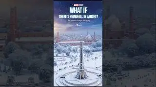 LAHORE SNOWFALL | Lahore in Winter #Lahore #Snow #Whatif #Shorts #YtShorts