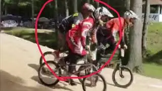 USA BMX NY State Final 2018 41 Inter Wreck at Shoreham BMX