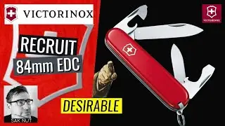 🇨🇭 Victorinox RECRUIT 🪖  The 'Sleek' Victorinox Knife... Review | UNBOXING | UKLegal | SAK | EDC
