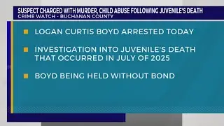 Suspect charged with murder in SWVA juvenile death