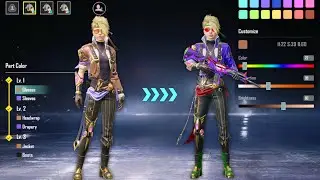 New A13 Royal Pass 100 Rp Outfit Rustborn Strider Set Best Color Code