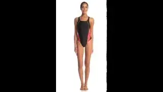 Speedo Women's Solid Pro LT Drop Back One Piece Swimsuit | SwimOutlet.com