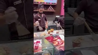 Cream Stone ice-cream making🍨 must try #icecream #shorts