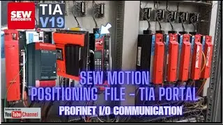 #sew SEW Eurodrive Motion Positioning File / Block to MOVIDRIVE & TIA PORTAL