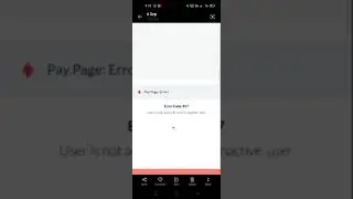 User inactive CSC wallet Erorr Code 827