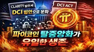 Clarity법안에서 DCI 법안으로 분화 : 파이코인 탈중앙화와 진짜 오픈메인넷의 시작