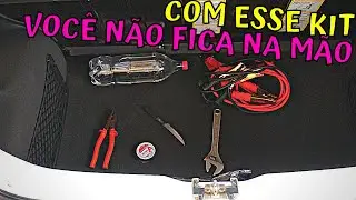 KIT BÁSICO de EMERGÊNCIA MECÂNICA para deixar no CARRO