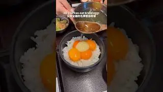 【Raw egg on rice】All-you-can-eat branded eggs
