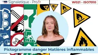 Pictogramme danger Mati&egrave;res inflammables