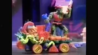 Toxic Crusaders Playmates Vehicle Toy Commercial (1991)