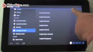 10.2 inch Android 2.3 Multi-Point Resistance Screen A8 VC882 Tablet PC- Silvery