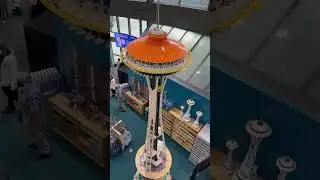 Space needle made out of #legos 😃#spaceneedle#washington#seattle#explore#shorts#shortsfeed