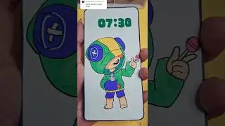 LEON BRAWL STARS #youtubeshorts #hpkertas #brawlstars #leon #paperdiy #papercraft #diy