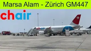 Chair A319 GM447 | Die Schweizer-Germania | Marsa Alam - Zürich | Covid-19 TripReport HD
