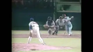 PHI@NYM: Rick Aguilera strikes out Rick Schu (1985)