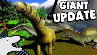 Archotek Project - NEW BRACHIOSAURUS & CAMARASAURUS, SOUNDS & ANIMATIONS, GIANT UPDATE ( Gameplay )