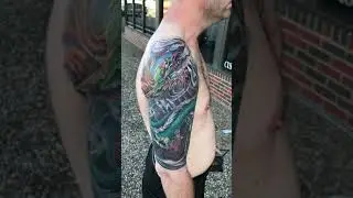 Cover up tattoo by pistol Pete tattoo saloon Arlington Texas is best cover up tattoo artist