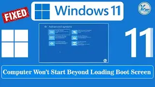 ✅ What To Do When Your Computer Won't Start Beyond Loading Boot Screen - Windows 11 Fix