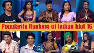 Indian Idol Season 16 Popularity Ranking | Amritha Manav Sughandha | Indian Idol 16 Popularity Rank